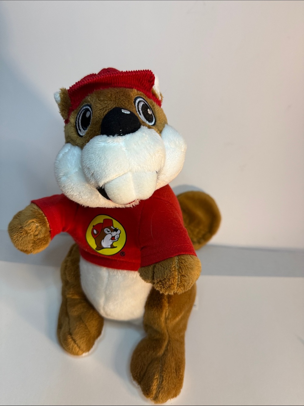 Buc-ee's Red Shirt Beaver Plush Stuffed Animal